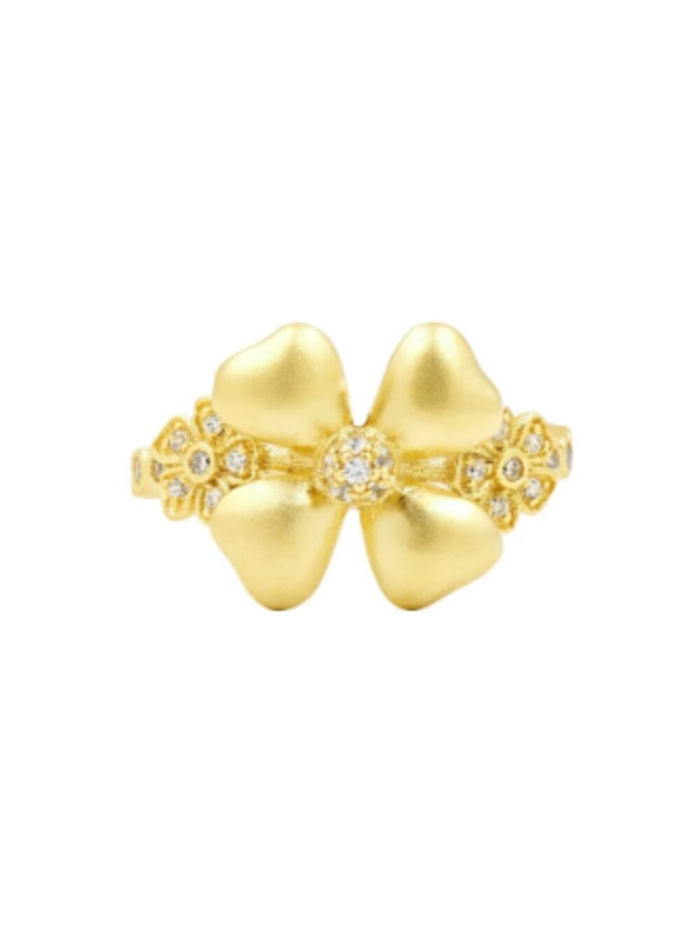 Freida Rothman Harmony Floral Cocktail Ring Size 10 - NWT $195 MSRP